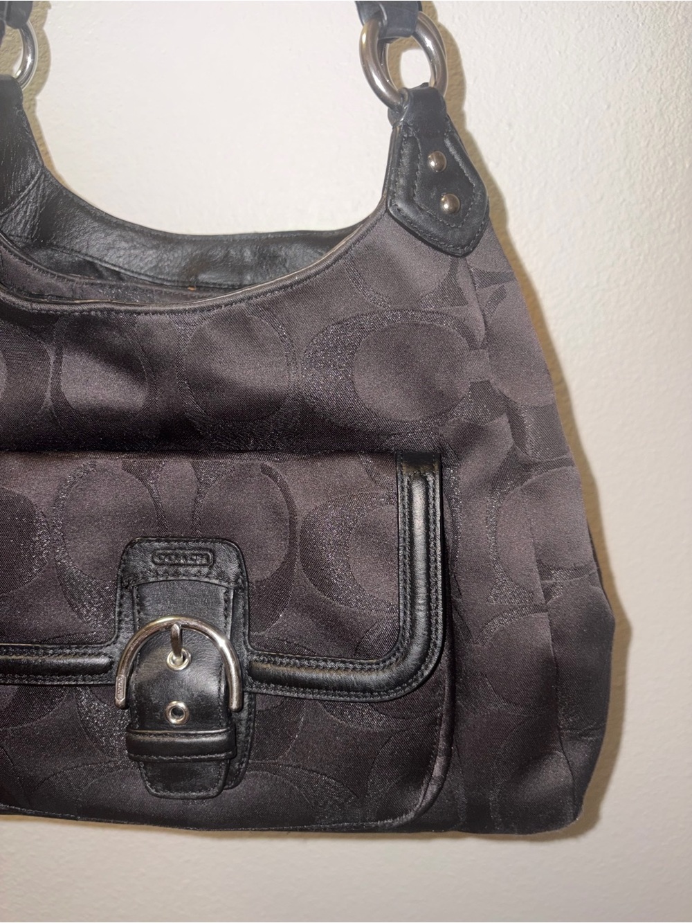 Coach Campbell Signature Hobo Shoulder Bag - Picture 7 of 14